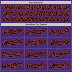 Jersey Authentic Beyzbol Özel Mor Siyah-Turuncu Jersey Authentic Beyzbol Özel Mor Siyah-Turuncu