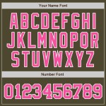 Jersey To Service Özel Zeytin Otantik Pembe-Beyaz Salute Beyzbol Jersey To Service Özel Zeytin Otantik Pembe-Beyaz Salute Beyzbol