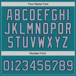 Beyzbol Forması Gri-Lacivert Otantik Gri Çizgili Özel Teal Beyzbol Forması Gri-Lacivert Otantik Gri Çizgili Özel Teal
